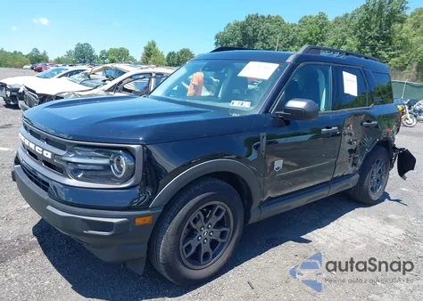 2022 Ford Bronco Sport Big Bend из США, поврежденный, VIN 3FMCR9B61NRD05616